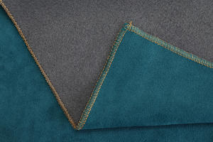 Cotton velvet warp knitted solid plain sofa fabric upholstery